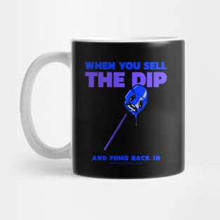 Blue sucker, btfd Crypto Mug